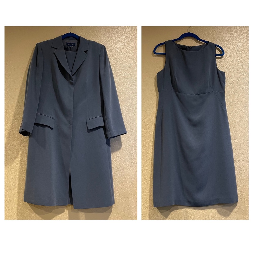 Vintage Powder Blue Dress Suit Set